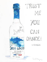 Drinks Vodka - Grey Goose Unframed